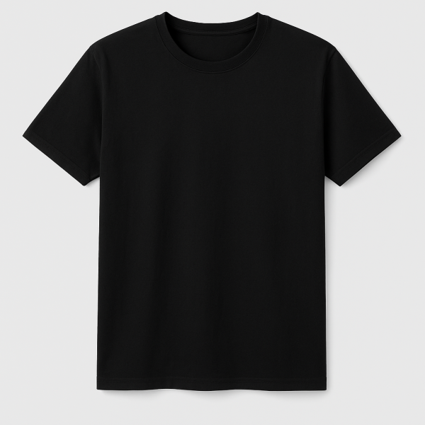 Men’s Classic Round Neck Cotton T-Shirt – Multiple Colors - Image 2